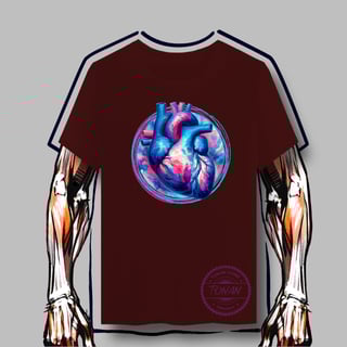 Nome do produto CAMISETA QUALITY - CORAÇÃO ART