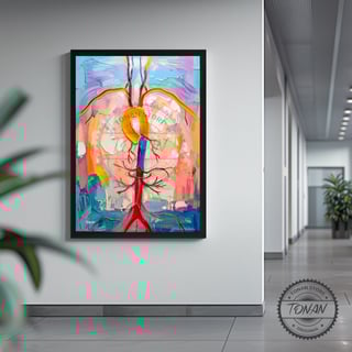 Nome do produto CANVAS FINEART – A ARTE DA CIRCULAÇÃO AORTA EM FOCO