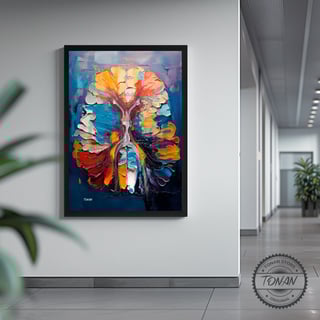 Nome do produto CANVAS FINEART – CÉREBRO TRANSVERSAL