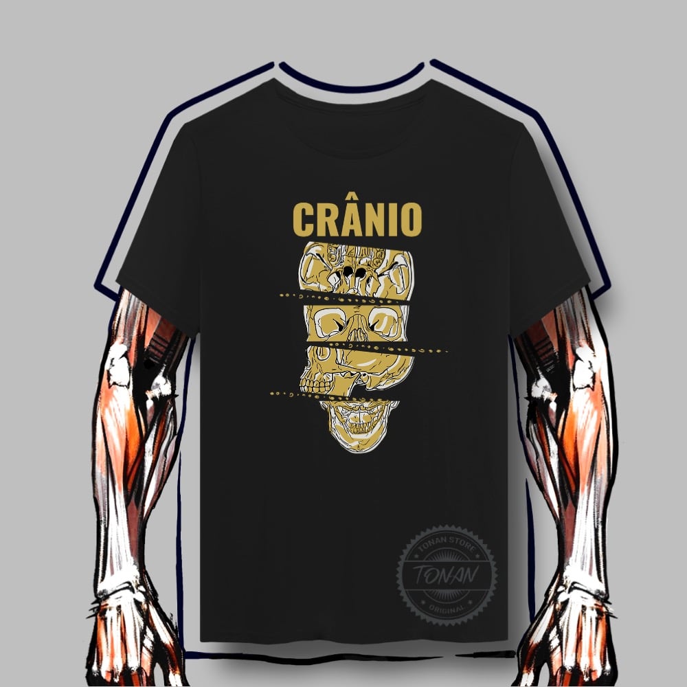 Nome do produto: CAMISETA QUALITY -  BASE DO CRÂNIO
