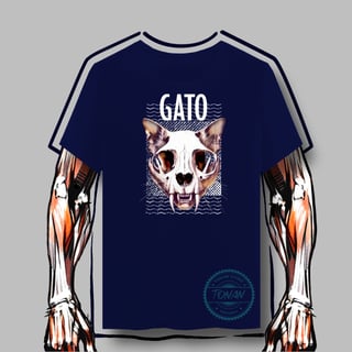 Nome do produto CAMISETA QUALITY – CRÂNIO FELINO