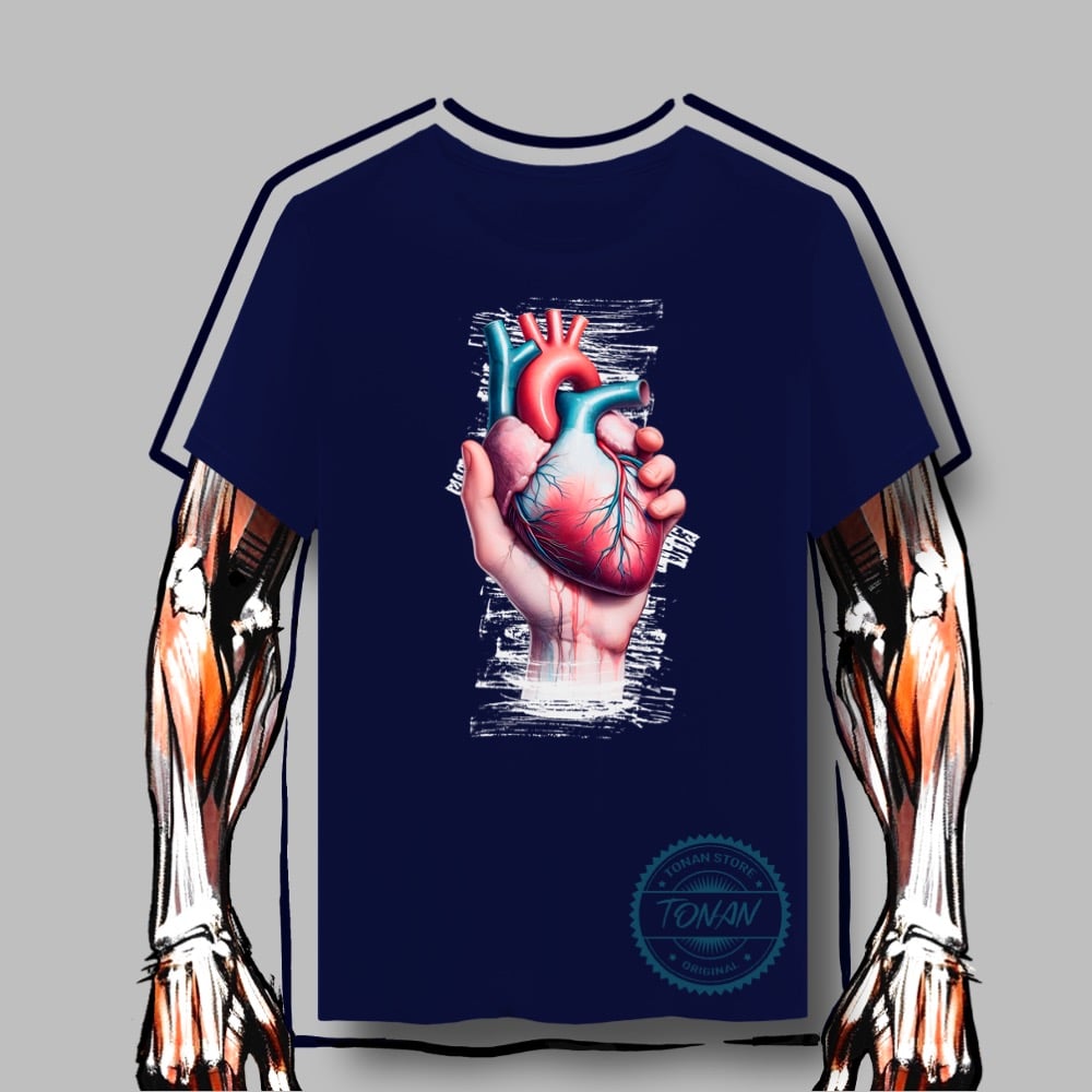 Nome do produto: CAMISETA QUALITY - SEGURANDO OS BATIMENTOS CARDÍACOS