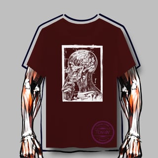 Nome do produto CAMISETA QUALITY -  CABEÇA E PESCOÇO LINEART