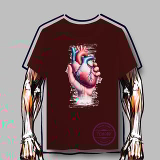 Nome do produto CAMISETA QUALITY - SEGURANDO OS BATIMENTOS CARDÍACOS