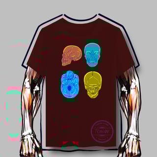Nome do produto CAMISETA QUALITY - CRÂNIO 360º