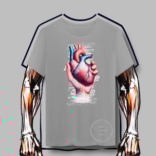 Nome do produto CAMISETA QUALITY - SEGURANDO OS BATIMENTOS CARDÍACOS