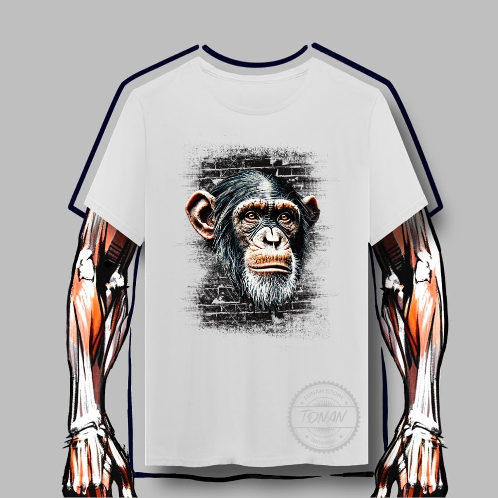 Nome do produto: CAMISETA QUALITY - O CHIPANZÉ