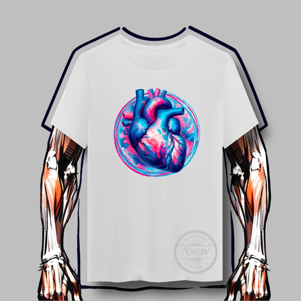 Nome do produto: CAMISETA QUALITY - CORAÇÃO ART