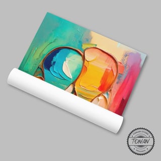 Nome do produto CANVAS FINEART - CORAÇÃO QUATRO CÂMERAS 