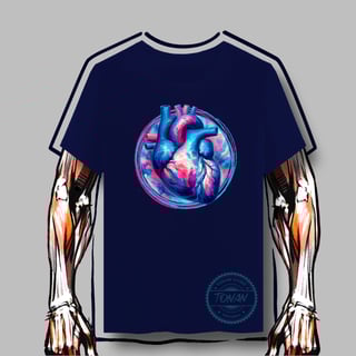 Nome do produto CAMISETA QUALITY - CORAÇÃO ART