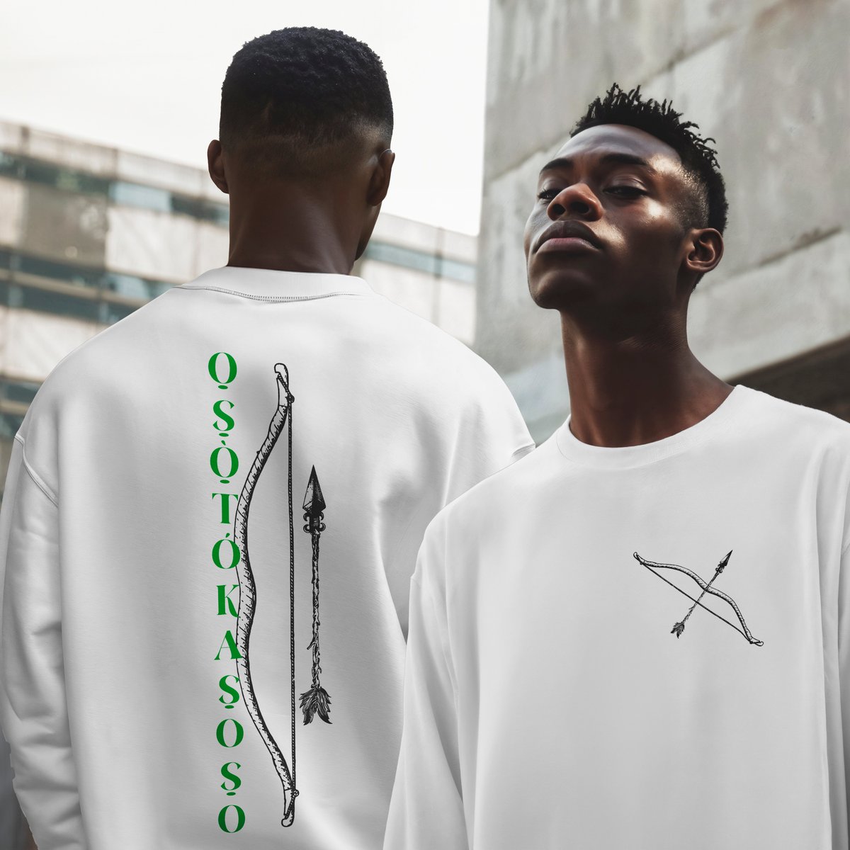 Nome do produto: Oxóssi - O Caçador de uma flecha só - Moletom - Tecidos Claros