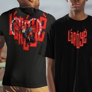 Camiseta Exú - Salve, mensageiro! - Tecidos Escuros