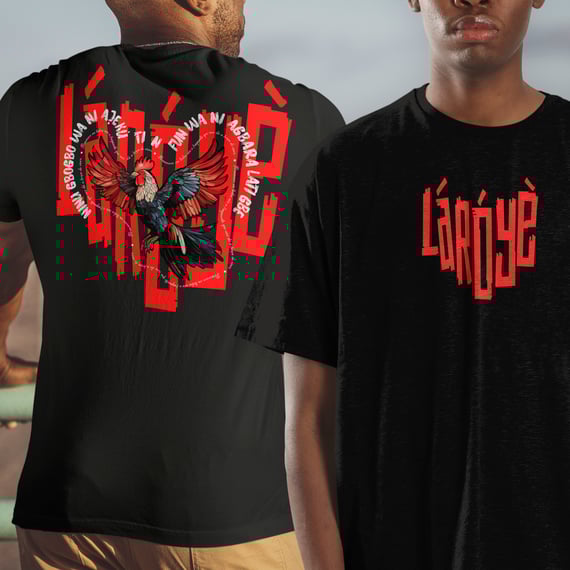 Camiseta Exú - Salve, mensageiro! - Tecidos Escuros