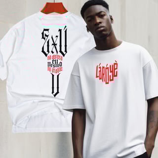 Exú na Defesa - Camisa Oversized - Tecidos Claros