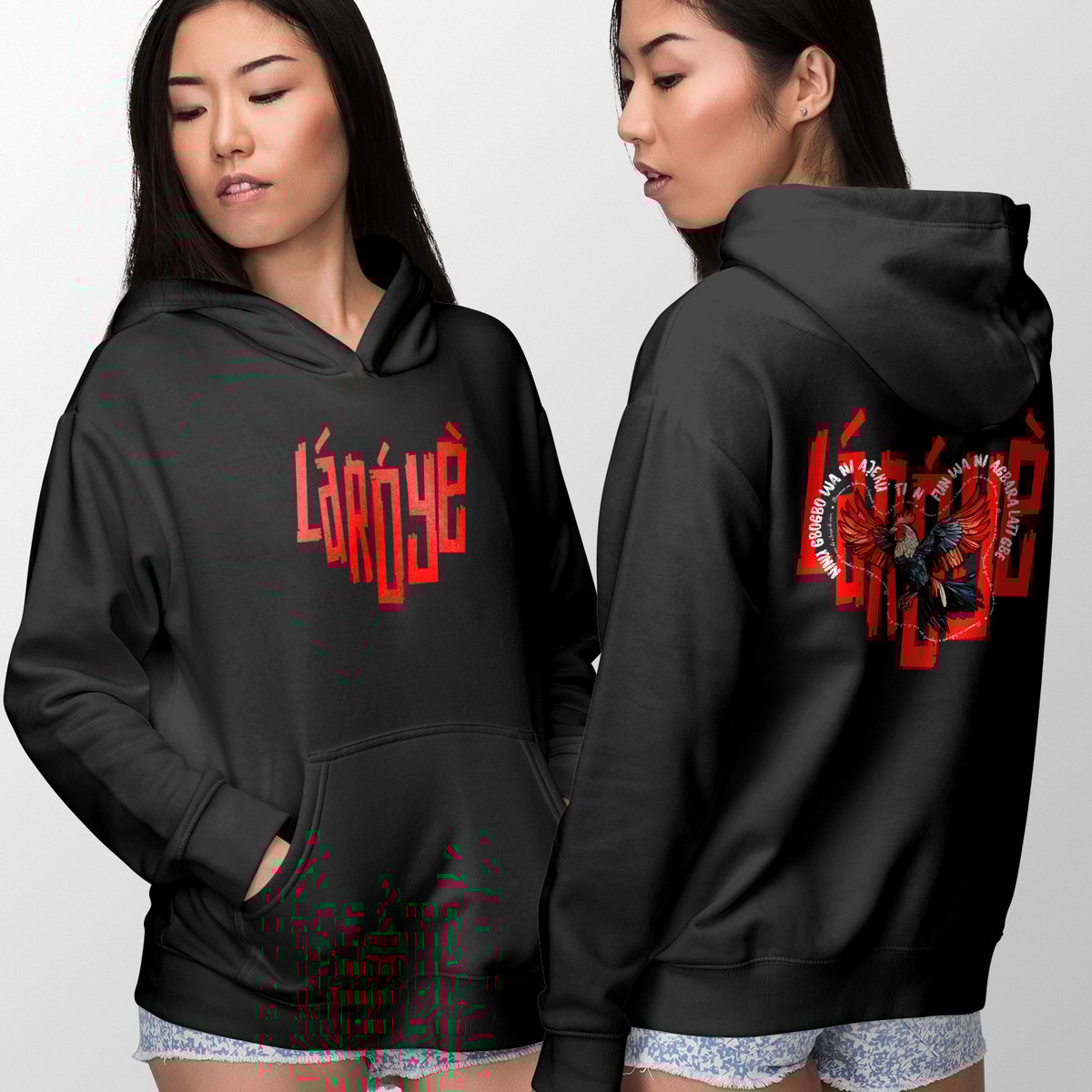 Nome do produto: Exú - Salve, mensageiro! - Moletom com Canguru - Tecidos Escuros