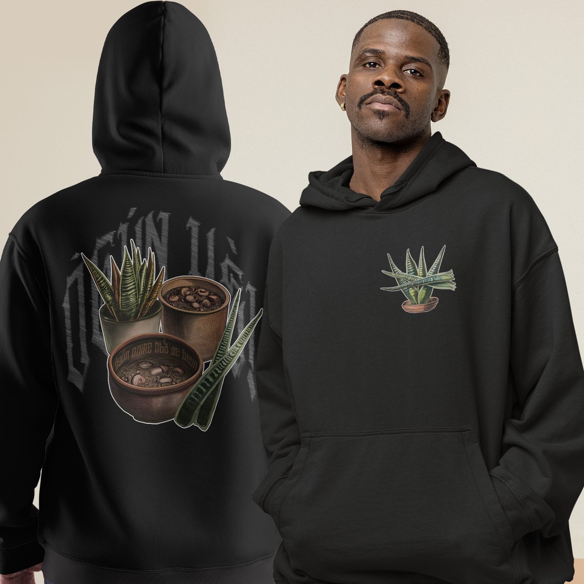 Nome do produto: Ogum - Senhor de Irê! - Moletom Canguru - Tecidos Escuros