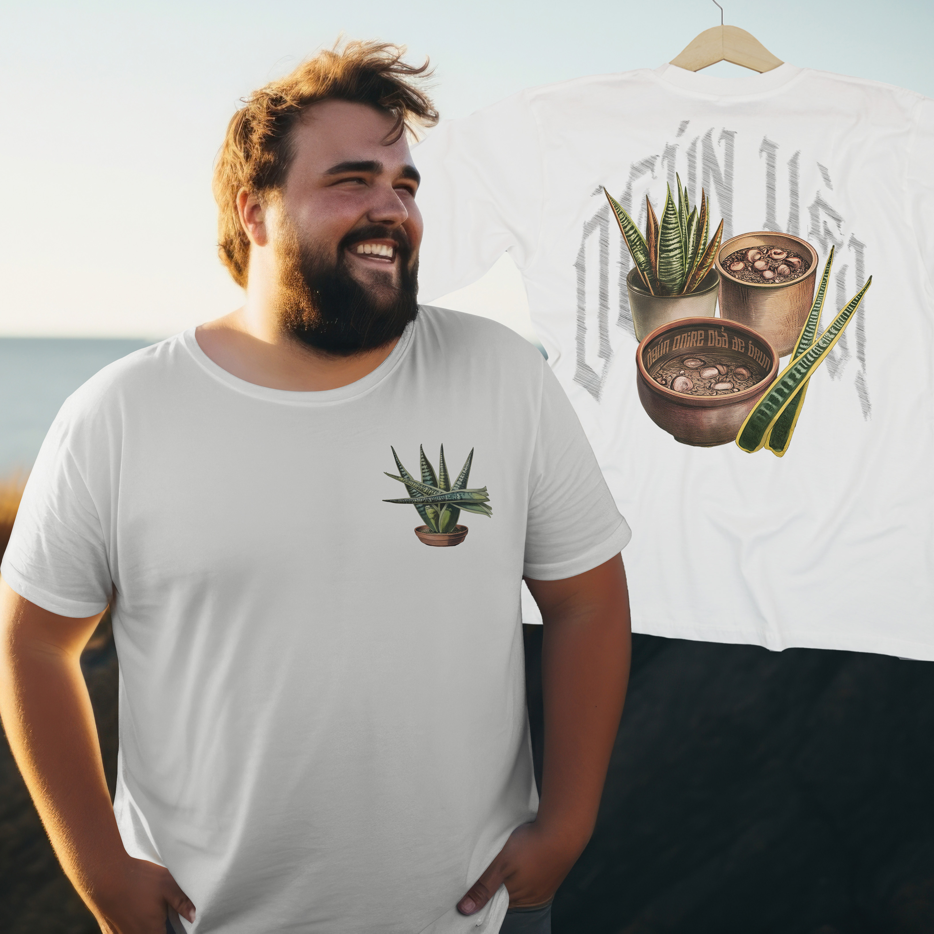Ogum - Senhor de Irê! - Plus Size - Tecidos Claros