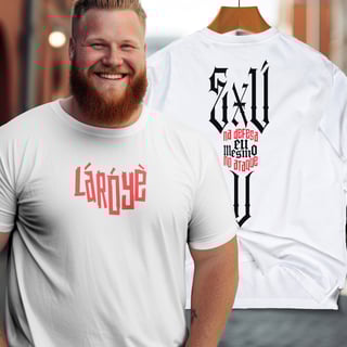 Exú na Defesa - Camisa Plus Size - Tecidos Claros