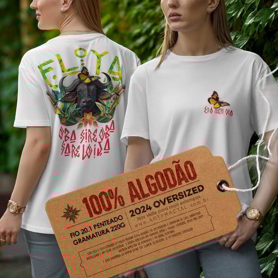 Iansã - Rainha dos ventos! -  Camiseta Oversized 