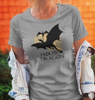 Nome do produtoCamiseta House Of The Dragon Feminina (A Casa do Dragão)