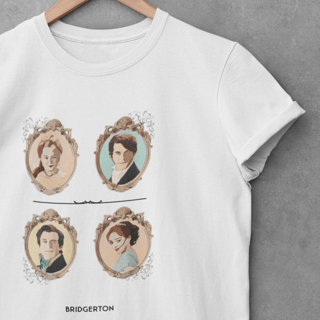 Camiseta Bridgerton Feminina - Penélope, Anthony, Benedict e Daphne
