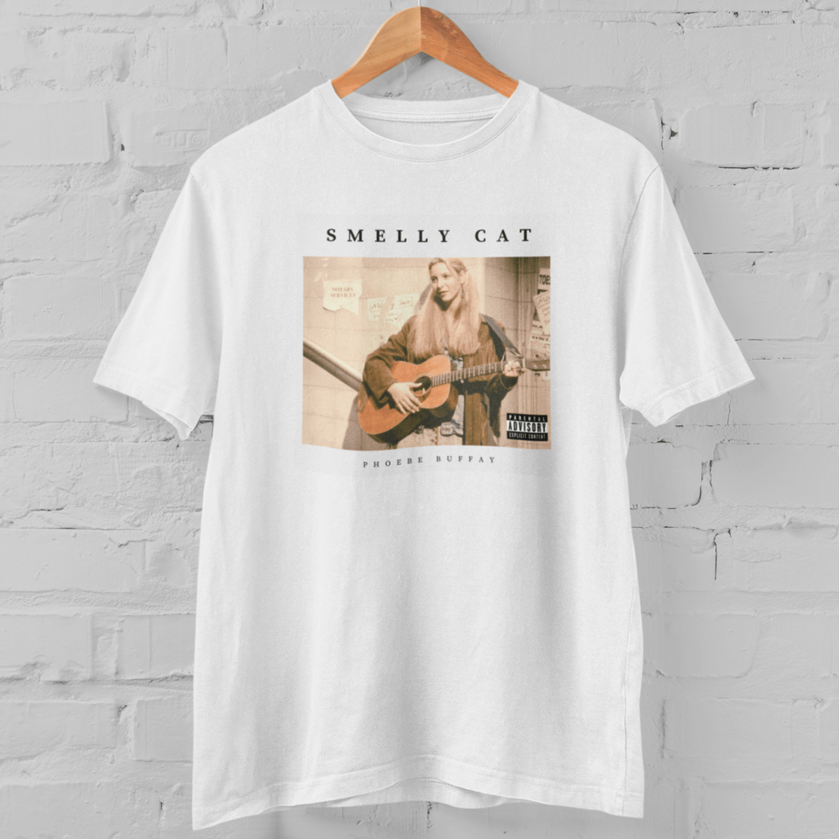Nome do produto: Camiseta Friends Feminina e Masculina - Phoebe Buffay Smelly Cat