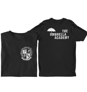 Nome do produtoCamiseta The Umbrella Academy Feminina e Masculina - Frente e Costas