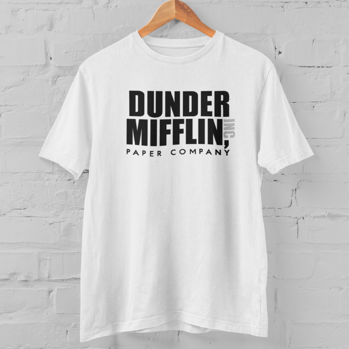 Nome do produto: Camiseta The Office Feminina e Masculina - Dunder Mifflin