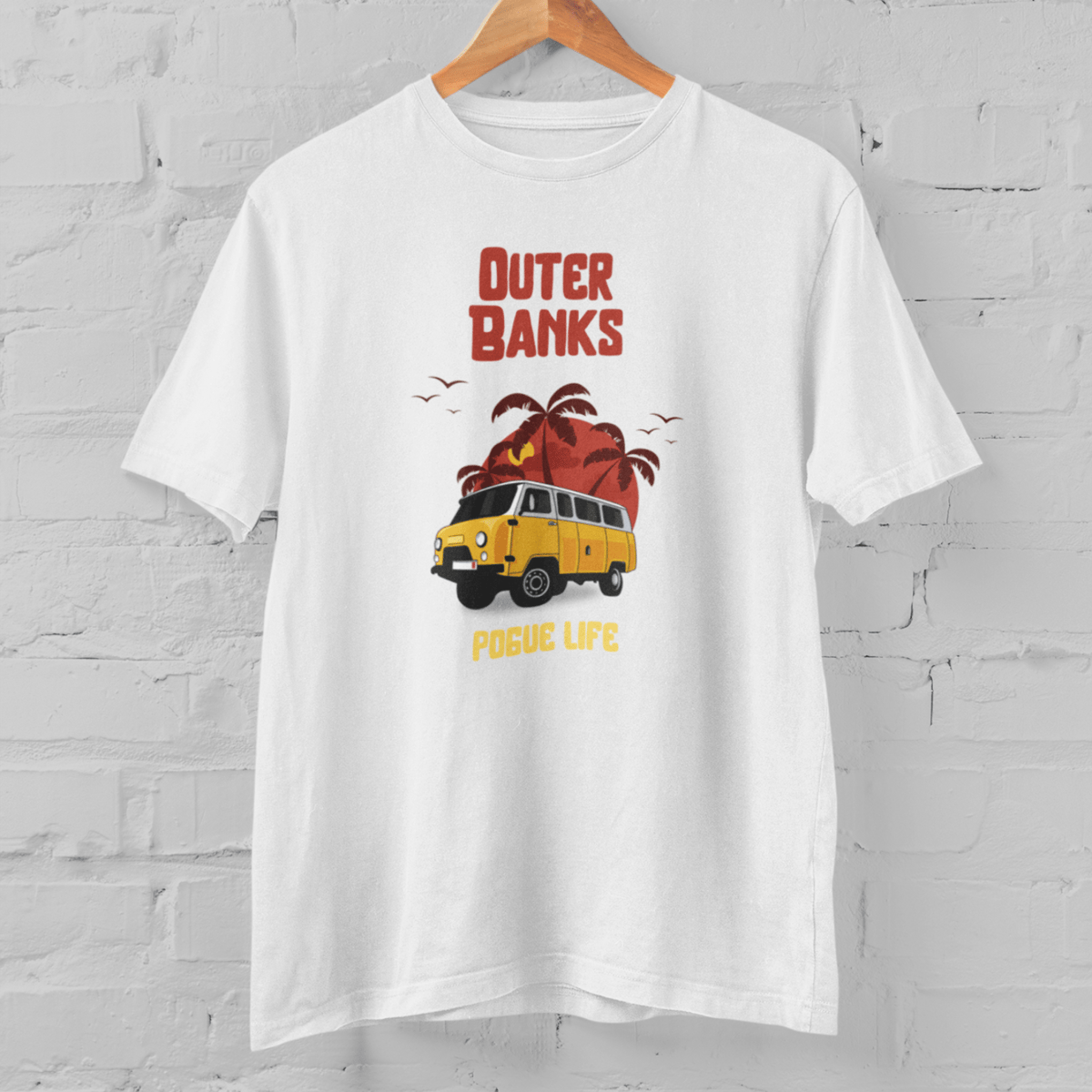 Nome do produto: Camiseta Outer Banks Feminina e Masculina - Pogue Life