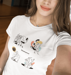 Nome do produtoCamiseta Ruptura (Severance) Masculina e Feminina