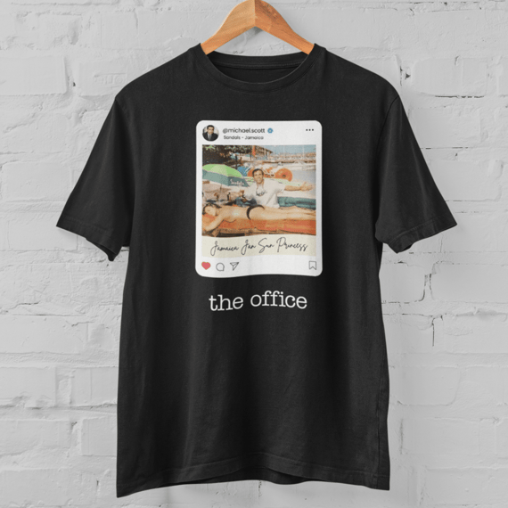 Camiseta The Office Masculina e Feminina - Michael Scott e Jan Levinson Sandals Jamaica 