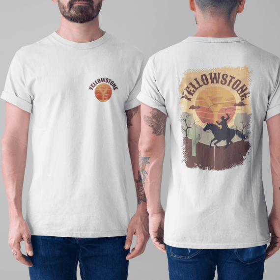 Camiseta Yellowstone Faroeste Feminina e Masculina