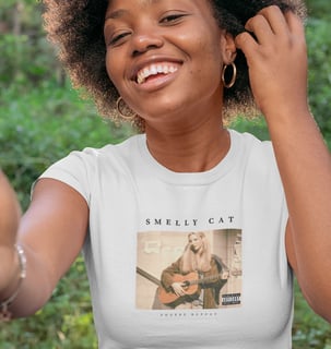 Nome do produtoCamiseta Friends Feminina e Masculina - Phoebe Buffay Smelly Cat