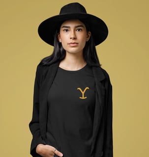Nome do produtoCamiseta Yellowstone  Feminina e Masculina - Dutton Ranch 