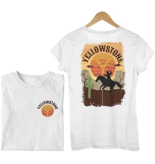 Nome do produtoCamiseta Yellowstone Faroeste Feminina e Masculina