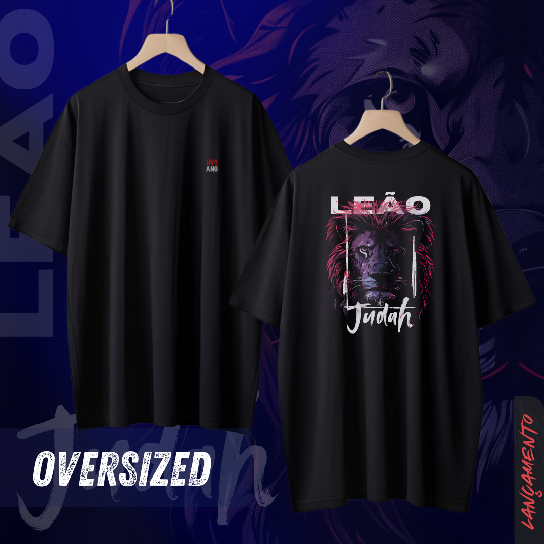 Camiseta Oversized - Leão de Judah