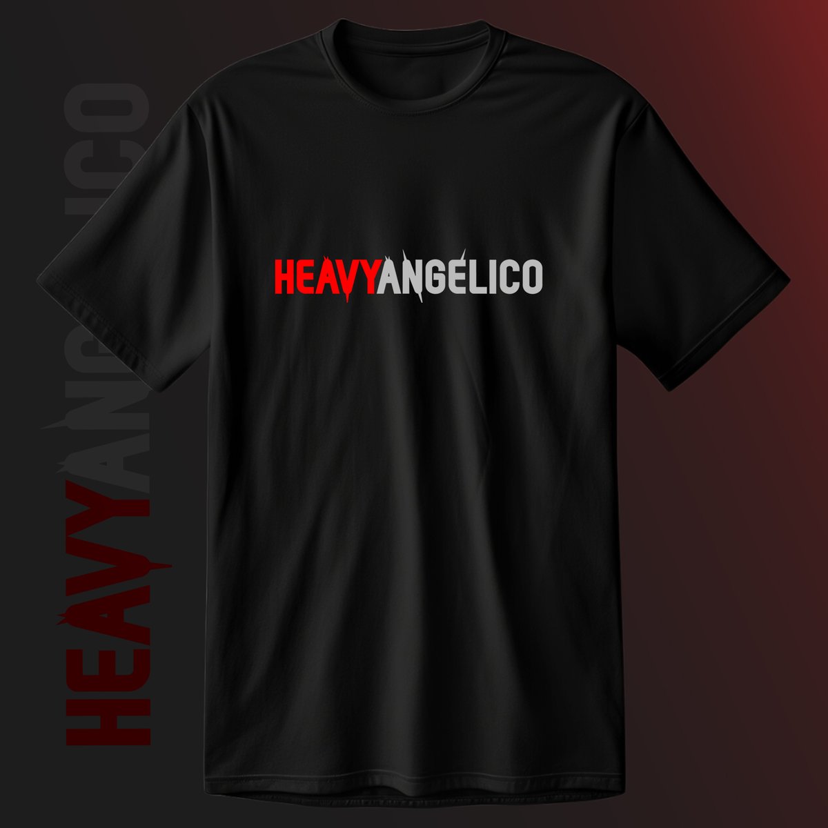 Nome do produto: HeavyAngélico NO PEITO - Camiseta Unissex