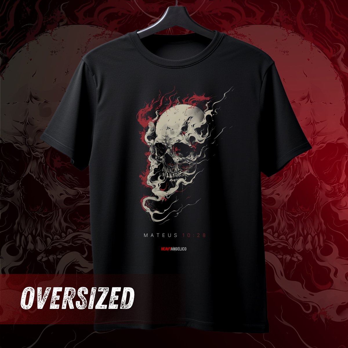 Nome do produto: Mateus 10:28 - Camiseta Oversized