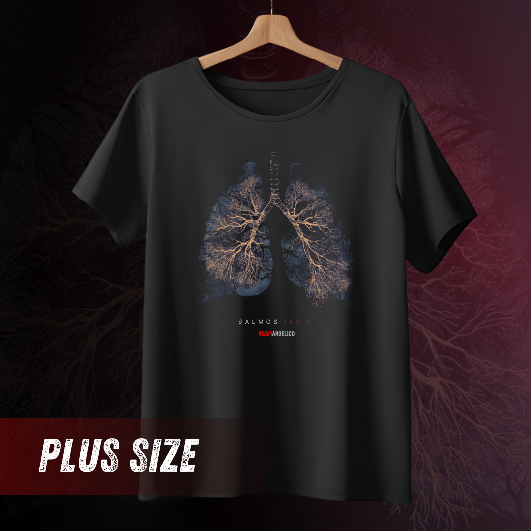 Nome do produto: Salmos 150:6 - Camiseta Plus Size