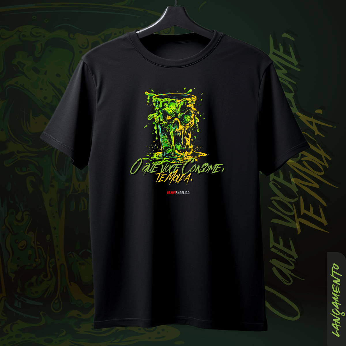 Nome do produto: O Que Você Consome, Te Molda - Camiseta Unissex