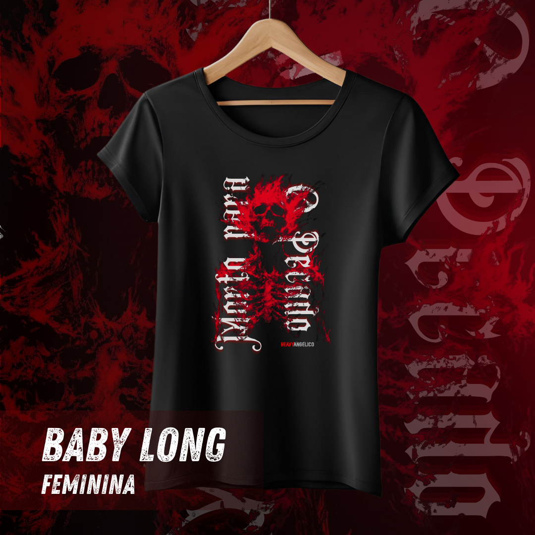 Nome do produto: Morto para o Pecado – Vivo para Cristo - Camiseta Feminina 