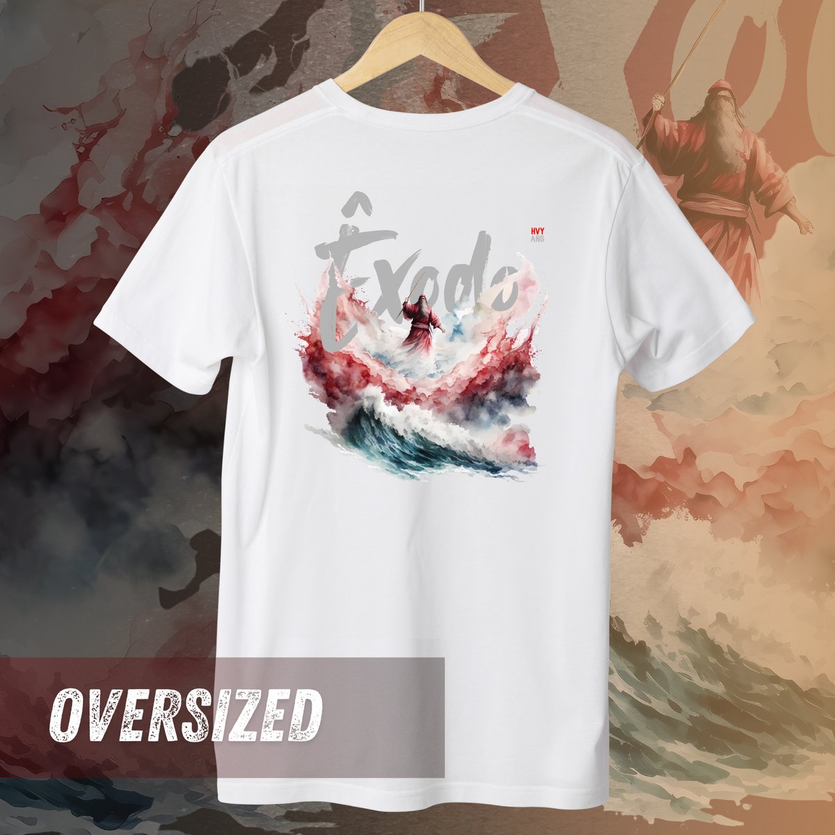 Nome do produto: Êxodo – O Mar Está Se Abrindo - Camiseta Oversized 