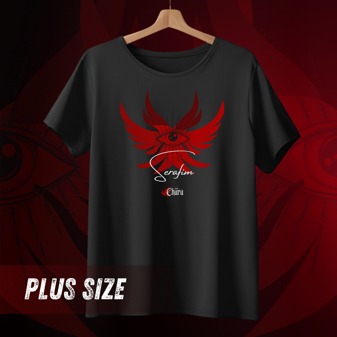 Nome do produto: Serafim - Projeto Chara - Camiseta Plus Size