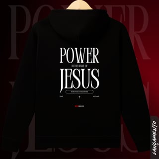 Nome do produto Power in the Name of Jesus - Moletom com Zíper