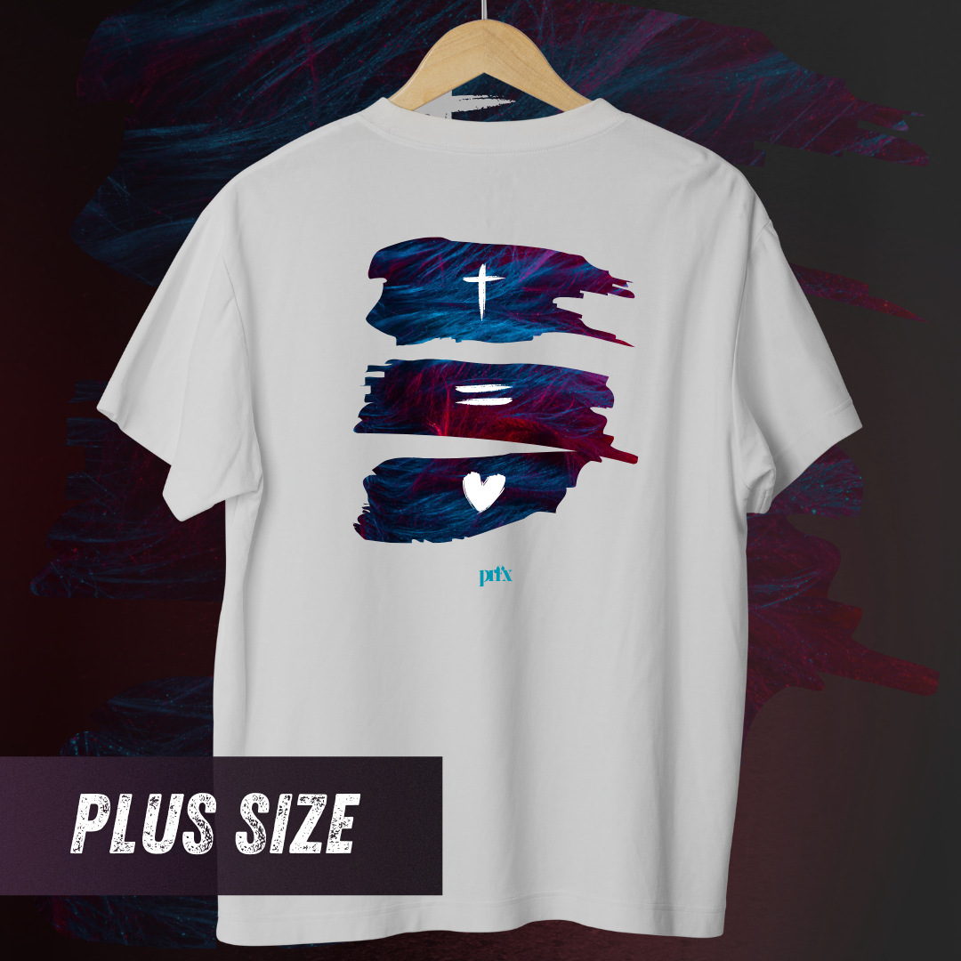 Cruz = Amor - Purifixe - Camiseta Plus Size