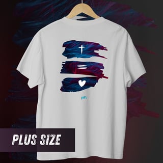 Cruz = Amor - Purifixe - Camiseta Plus Size