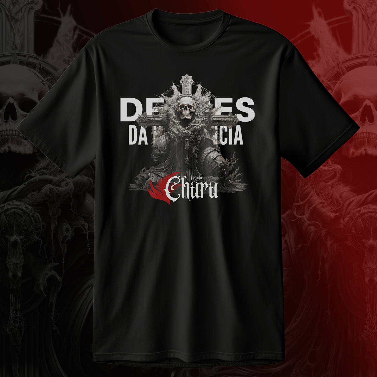 Nome do produto: Totem Deuses da Ignorância - Projeto Chara - Camiseta Unissex