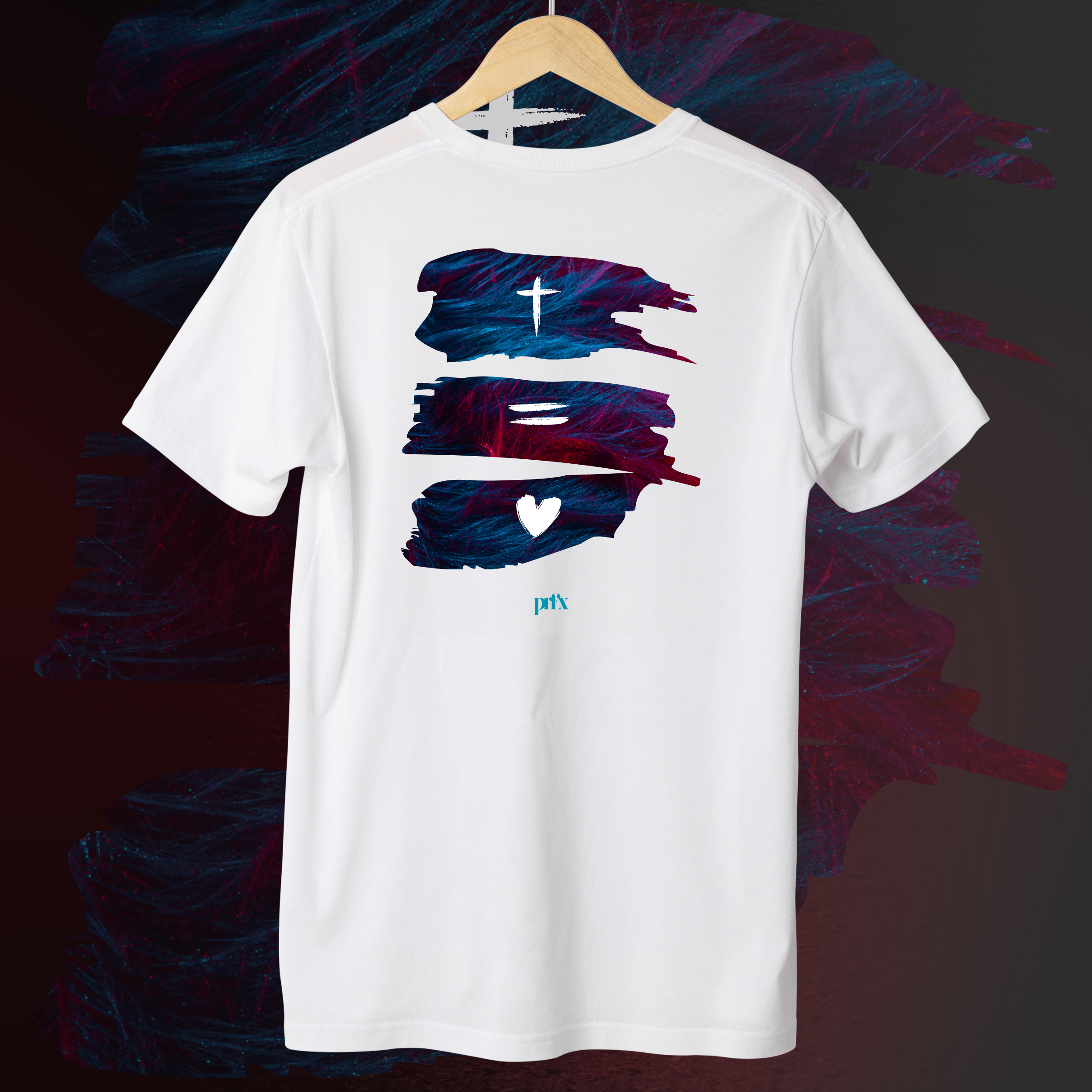 Cruz = Amor - Purifixe - Camiseta Unissex