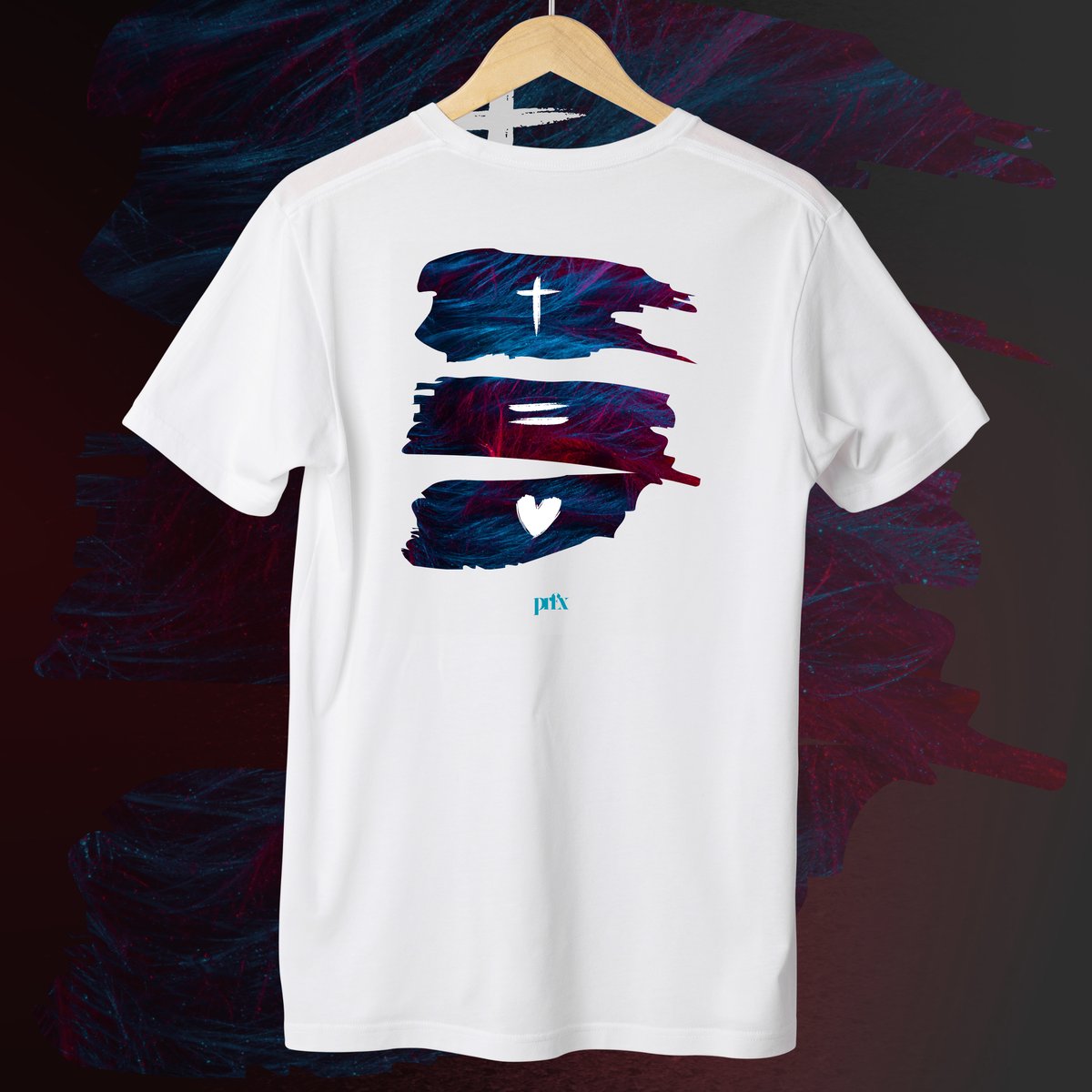 Nome do produto: Cruz = Amor - Purifixe - Camiseta Unissex