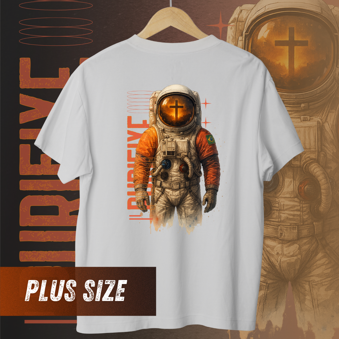 Entre Mundos, Uma Missão - Purifixe - Camiseta Plus Size